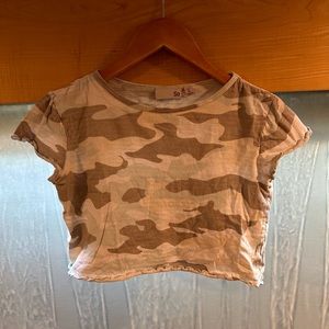 Camo crop top